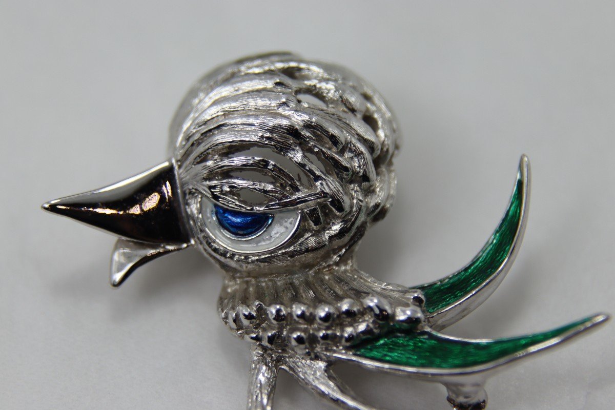 Broche Carven Paris" Oiseaux ", XXe-photo-3