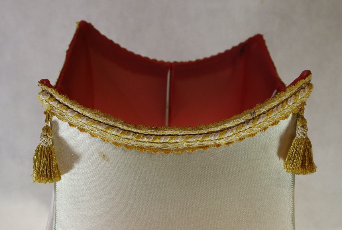 Japon, Grande Lampe Satsuma, Début XXe-photo-3