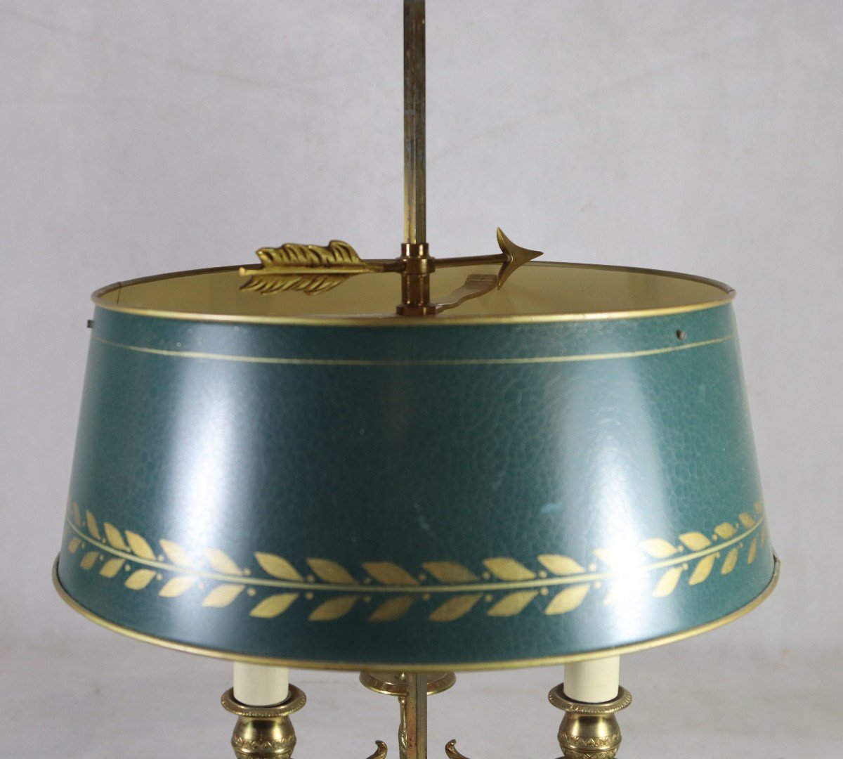 Lampe Bouillotte En Bronze De Style Empire, XXe-photo-3