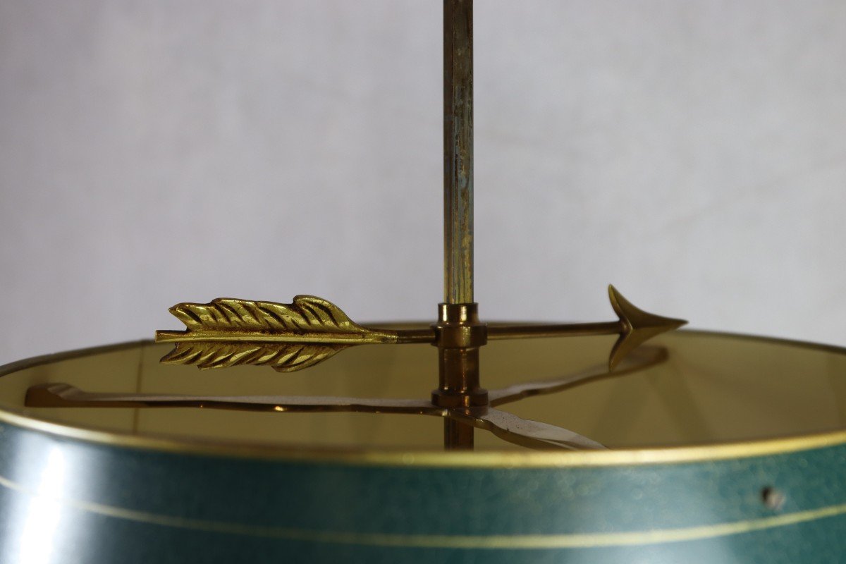 Lampe Bouillotte En Bronze De Style Empire, XXe-photo-2