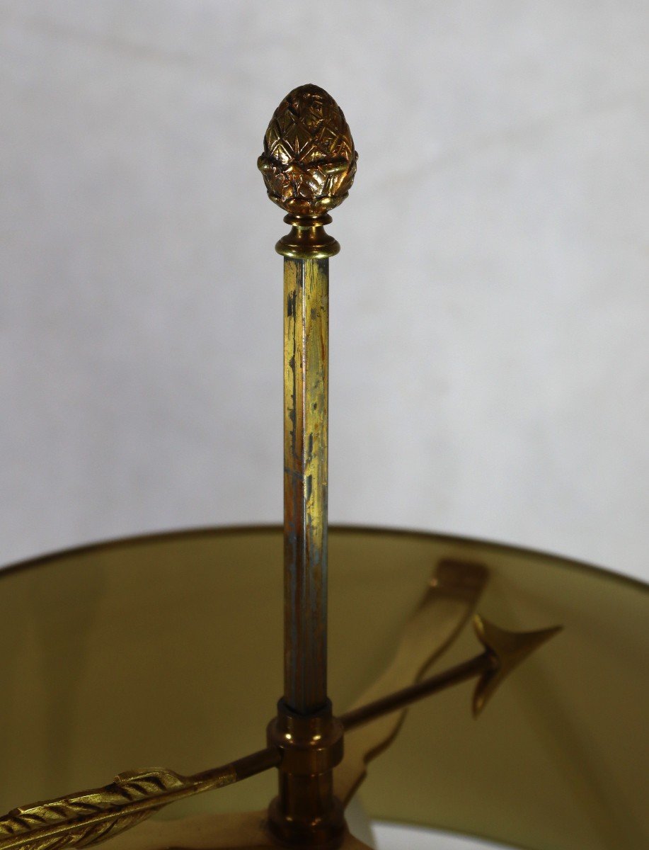 Lampe Bouillotte En Bronze De Style Empire, XXe-photo-5