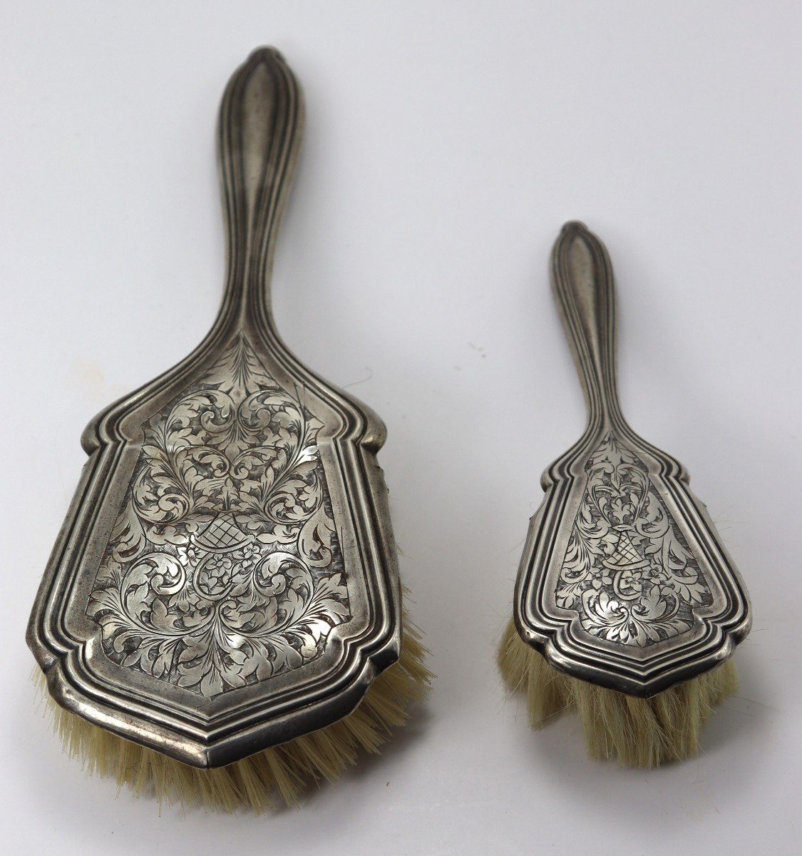 Nécessaire De Toilette En Argent, 6 Pièces, XXe -photo-4