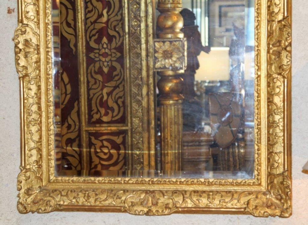 Grand Miroir d'époque Régence, XVIIIe-photo-1