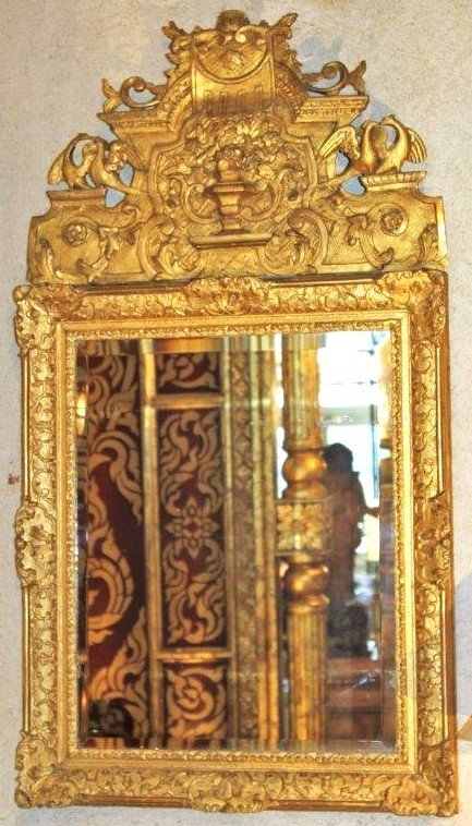 Grand Miroir d'époque Régence, XVIIIe