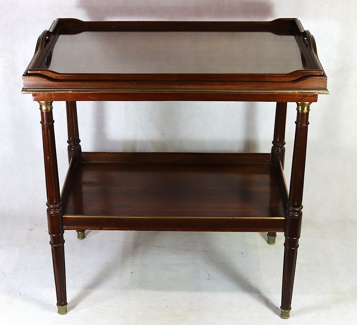 Louis XVI Style Mahogany Servant, Early 20th Century-photo-2