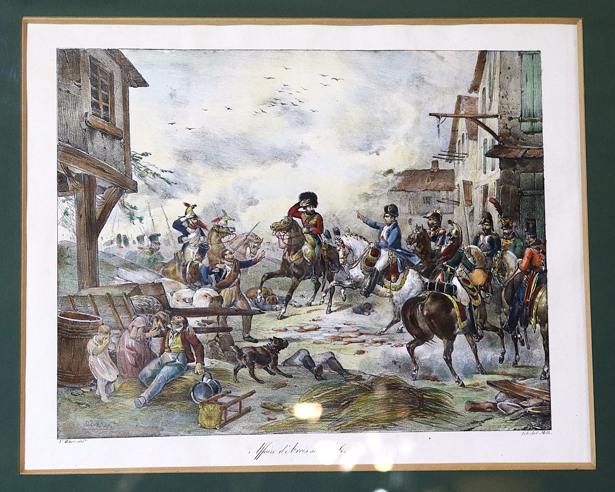 Motte Charles (1785 - 1836), Set Of 9 Enhanced Lithographs "napoleon", 19th Century -photo-4