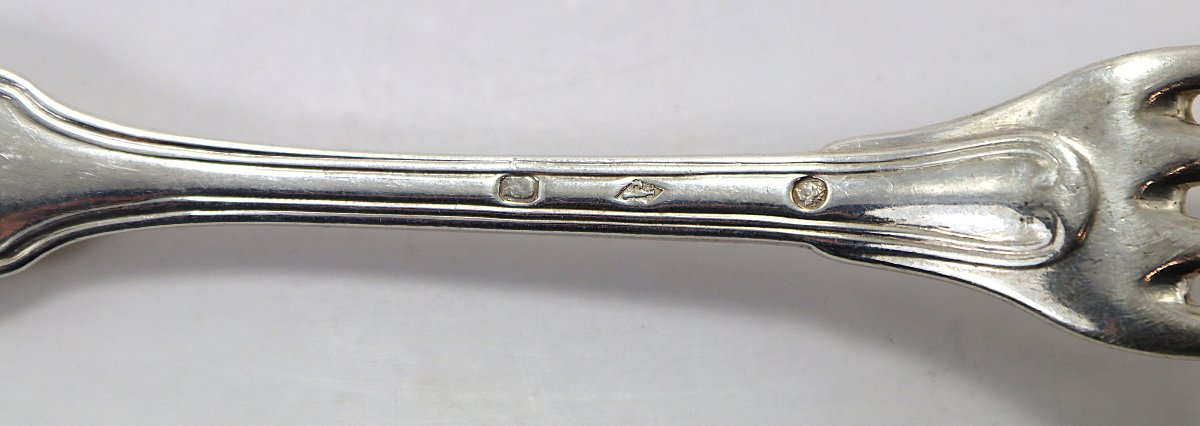 Solid Silver Service, Old Man Hallmarks "with The Arms Of Lanfranc De Panthou", Early 19th Century-photo-3