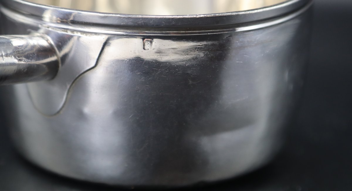 Casserole Verseuse En Argent, XIXe-photo-1