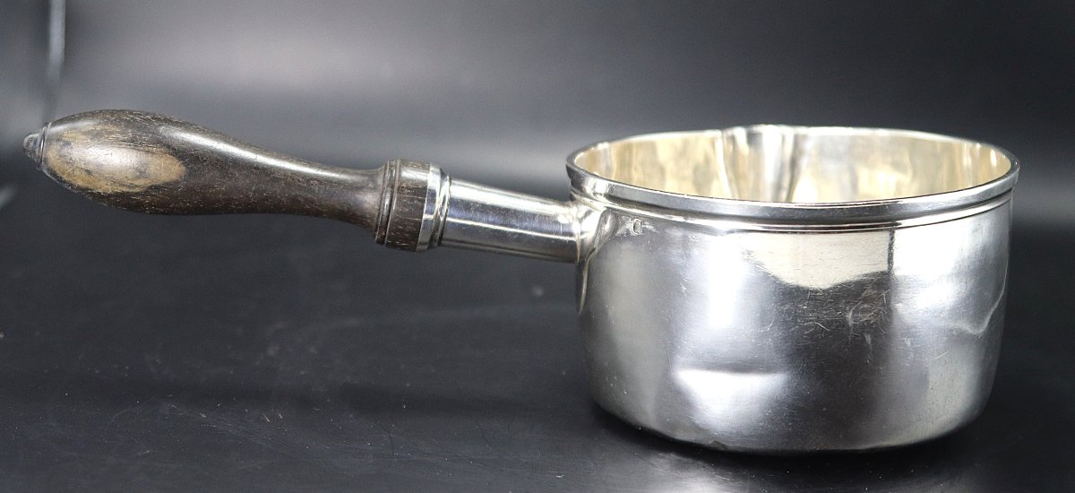 Casserole Verseuse En Argent, XIXe-photo-2