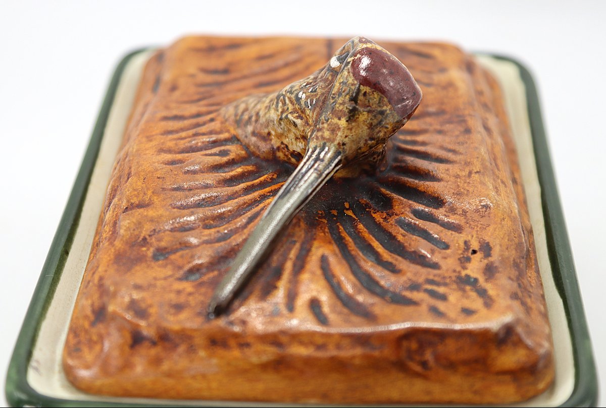 PILLIVUYT. Terrine à la bécasse en porcelaine, XXe-photo-5