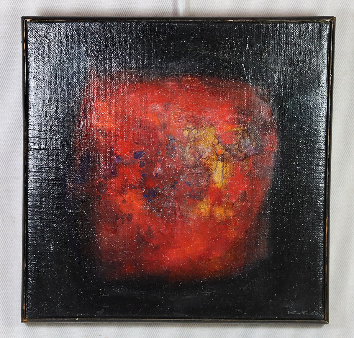 Hajimé Kato (1925-2000), Hst Painting "abstract Composition", Signed And Dated 1966