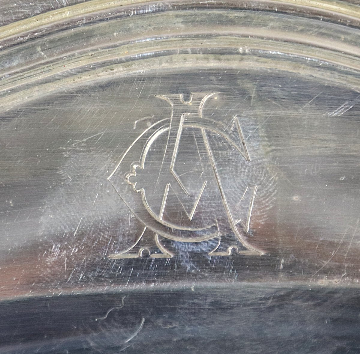 Maison CARDEILHAC, Plat ovale de forme chantournée en argent massif, XXe-photo-3