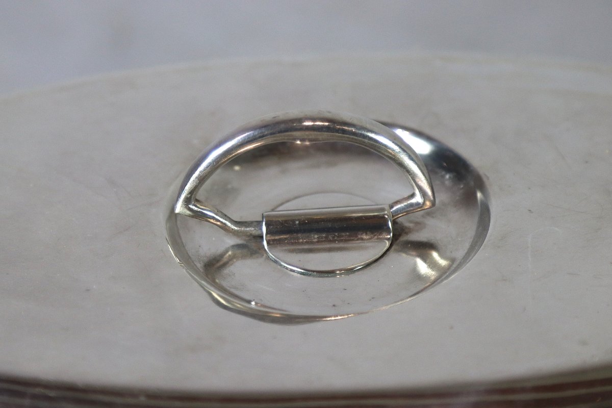 Orfévrerie Ercuis, Cloche et son Plat de présentation, XXe-photo-2