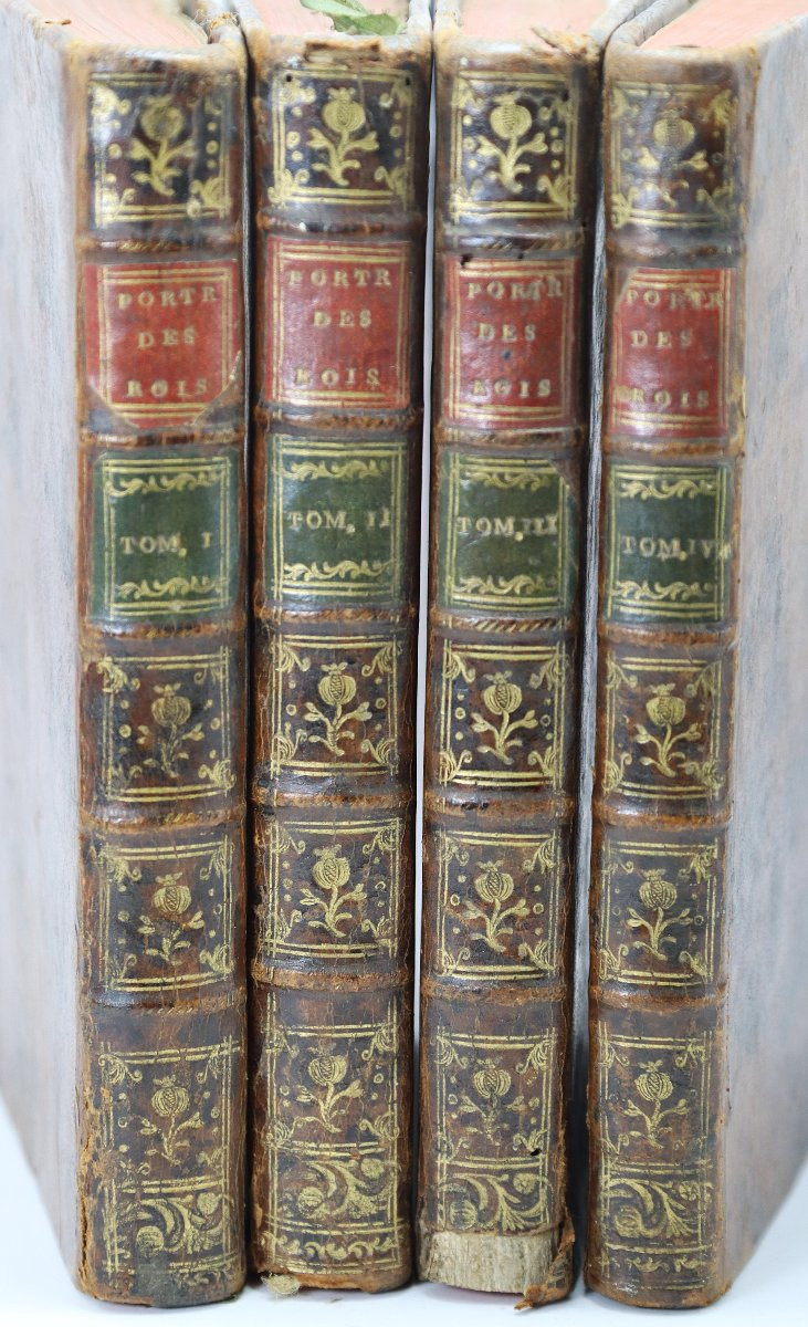 MERCIER (Louis-Sébastien). 4 Vol. "Portraits des Rois de France." 1783-photo-2