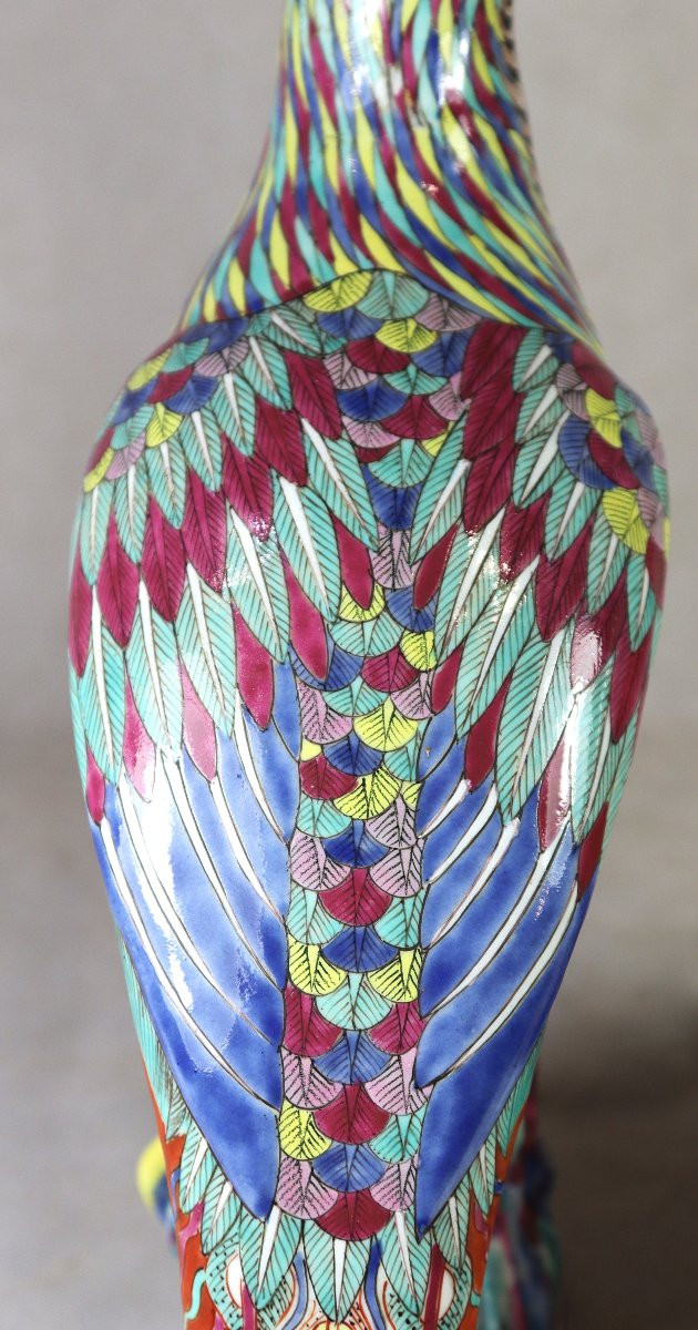 Pair Of Pheasants, China Qing Dynasty (1644-1812), 19th Century-photo-1