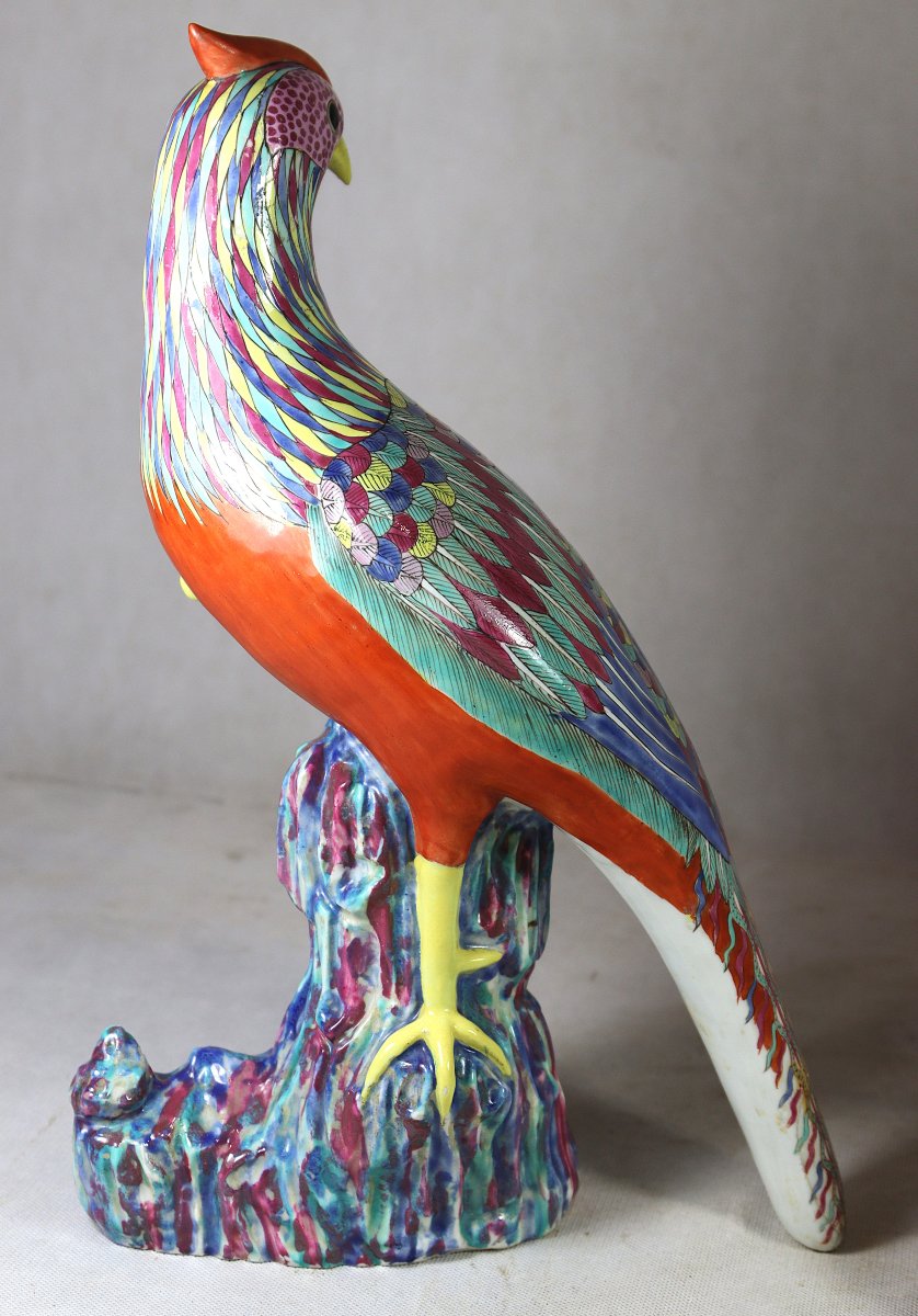 Pair Of Pheasants, China Qing Dynasty (1644-1812), 19th Century-photo-4