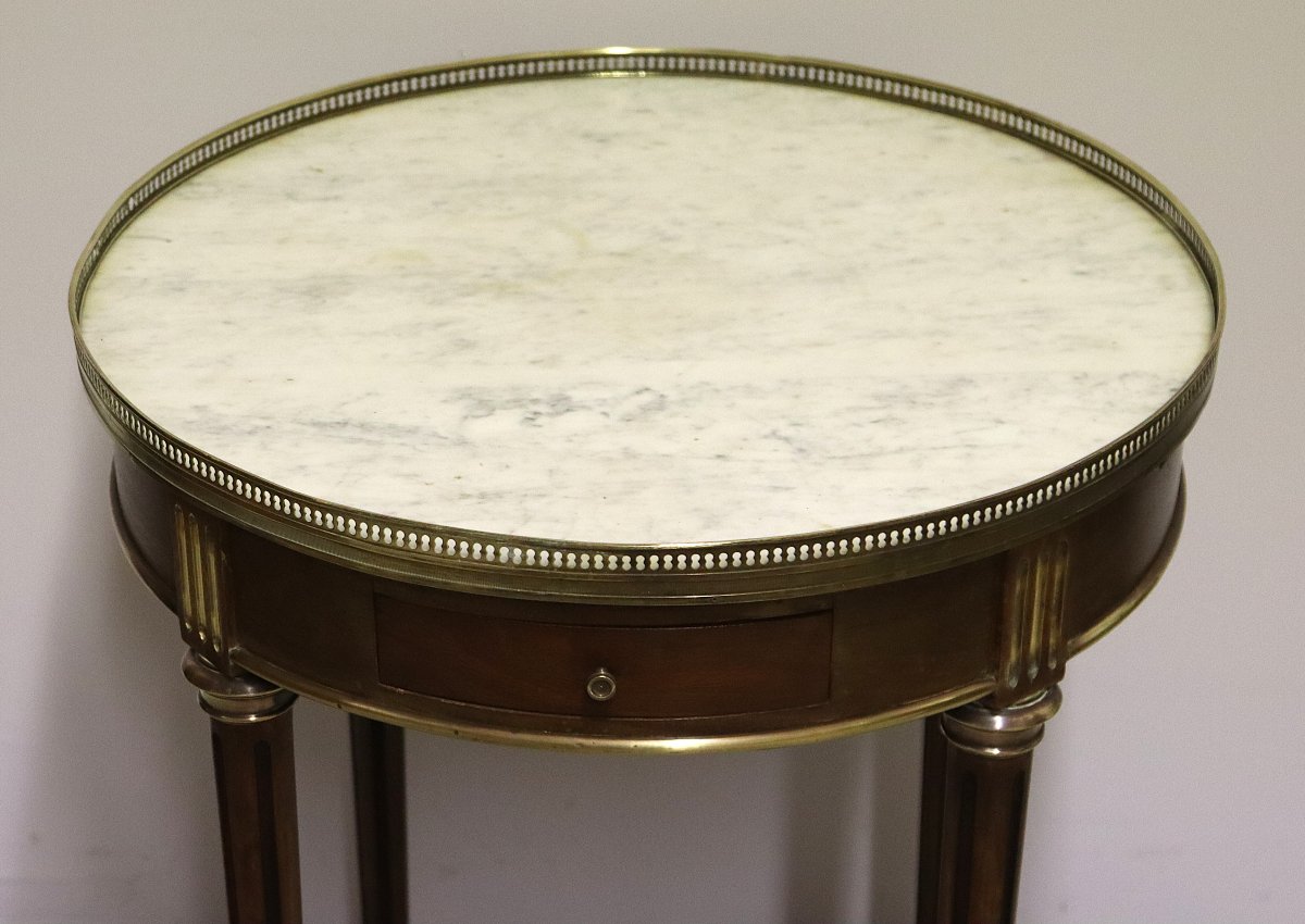 Louis XVI Style Bouillotte Table, 19th Century-photo-3