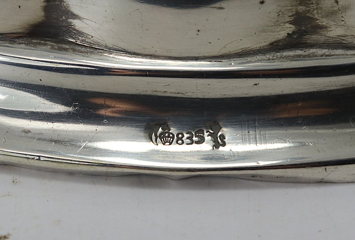GEBRÜDER DEYHLE (Schwäbisch Gmünd), Paire de candélabres Art nouveau en argent, signés-photo-6