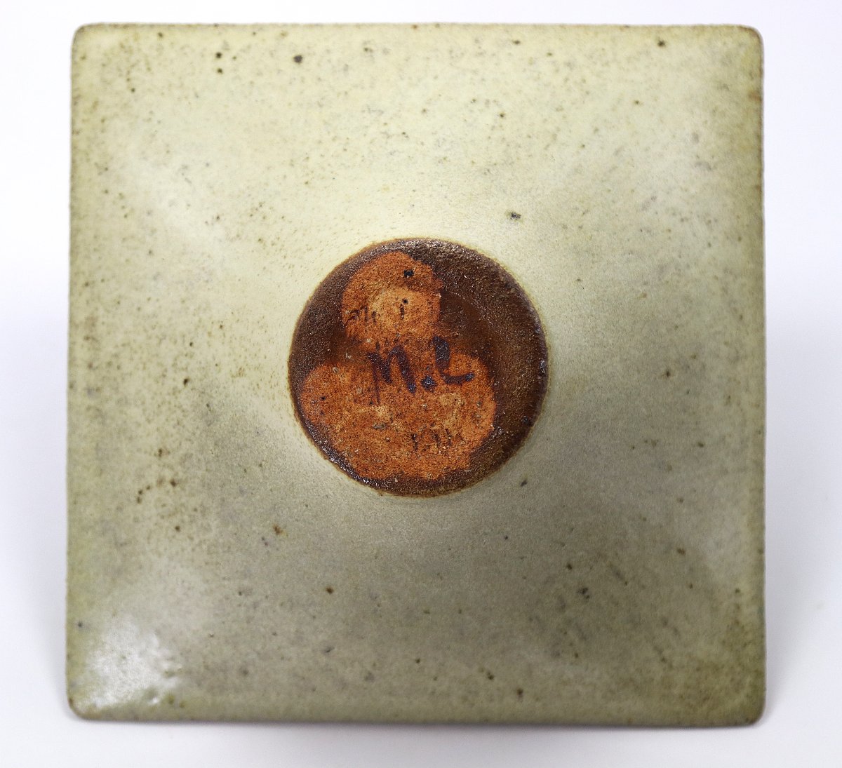 Michel Lévêque (1934 - 2019), Vase dit " Cratère " en grès, signé, XXe-photo-2