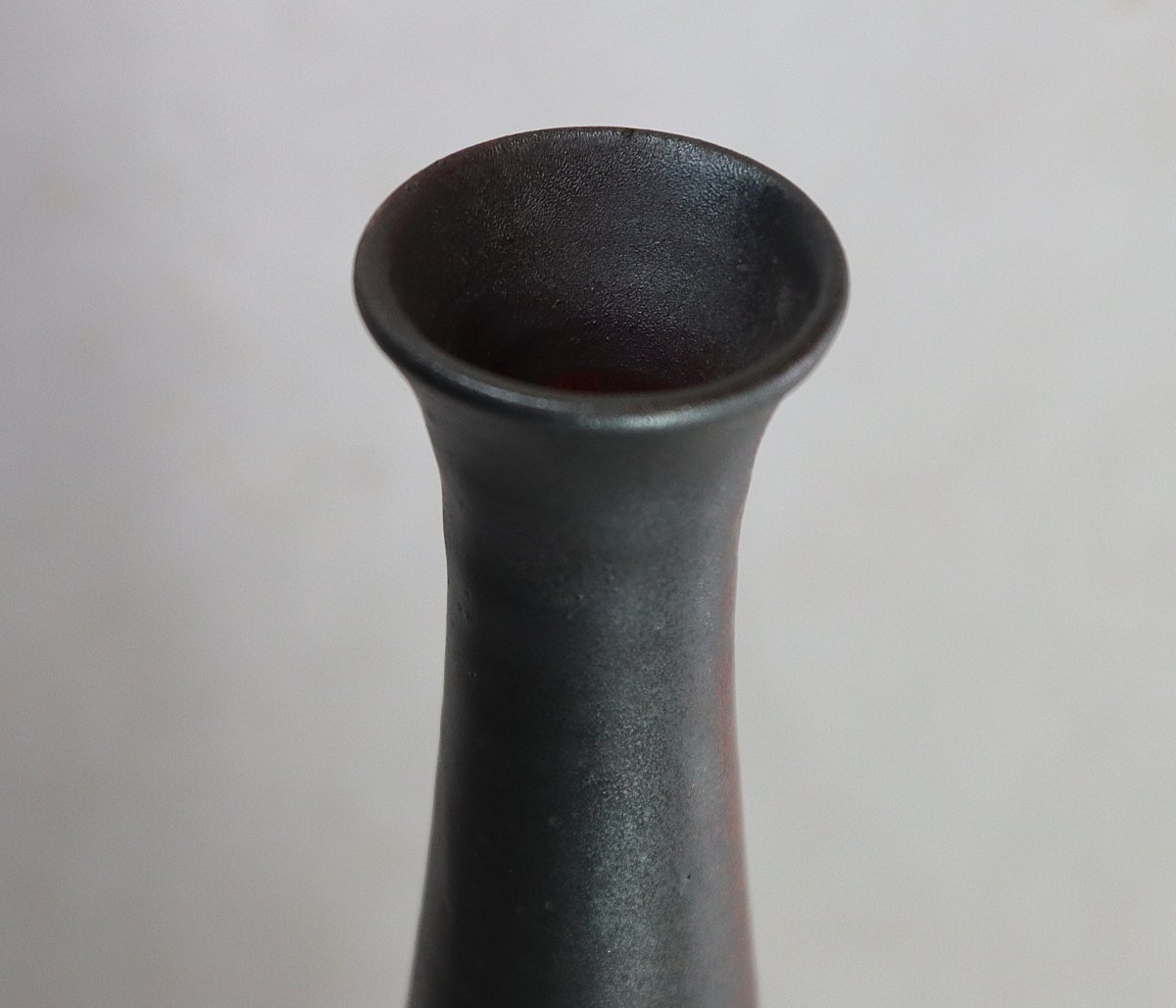 Roger Jacques (1920-2001), Large Stoneware Bottle, Signed, 20th Century-photo-1