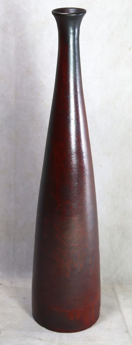 Roger Jacques (1920-2001), Large Stoneware Bottle, Signed, 20th Century