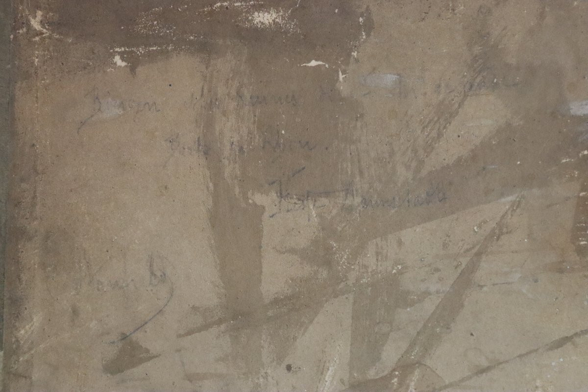 William Clarkson STANFIELD (1793-1867), HSC " Bingen et les ruines de St Hildegande ", signé.-photo-3