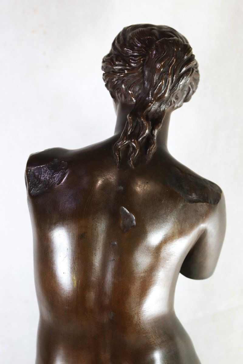 Ron Liod Sauvage (19th Century), Large Bronze Sculpture "venus De Milo", Signed, 19th Century-photo-2