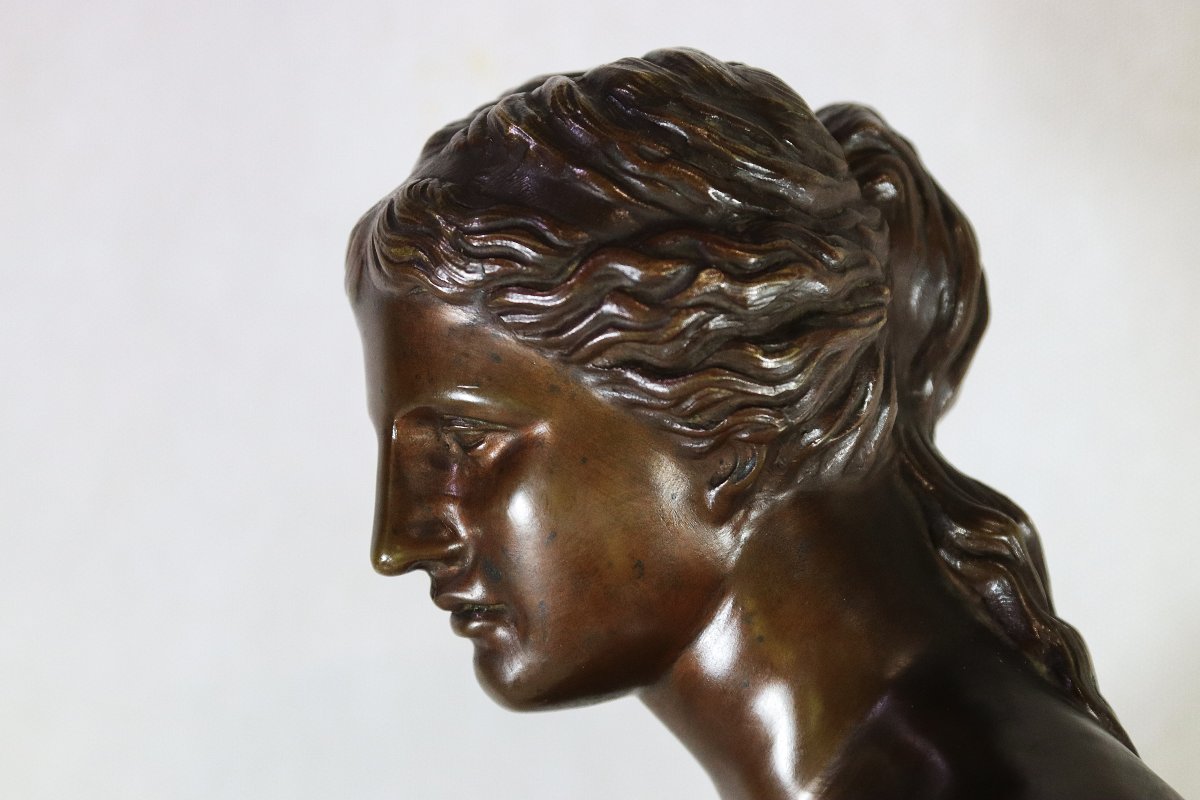 Ron Liod Sauvage (19th Century), Large Bronze Sculpture "venus De Milo", Signed, 19th Century-photo-7