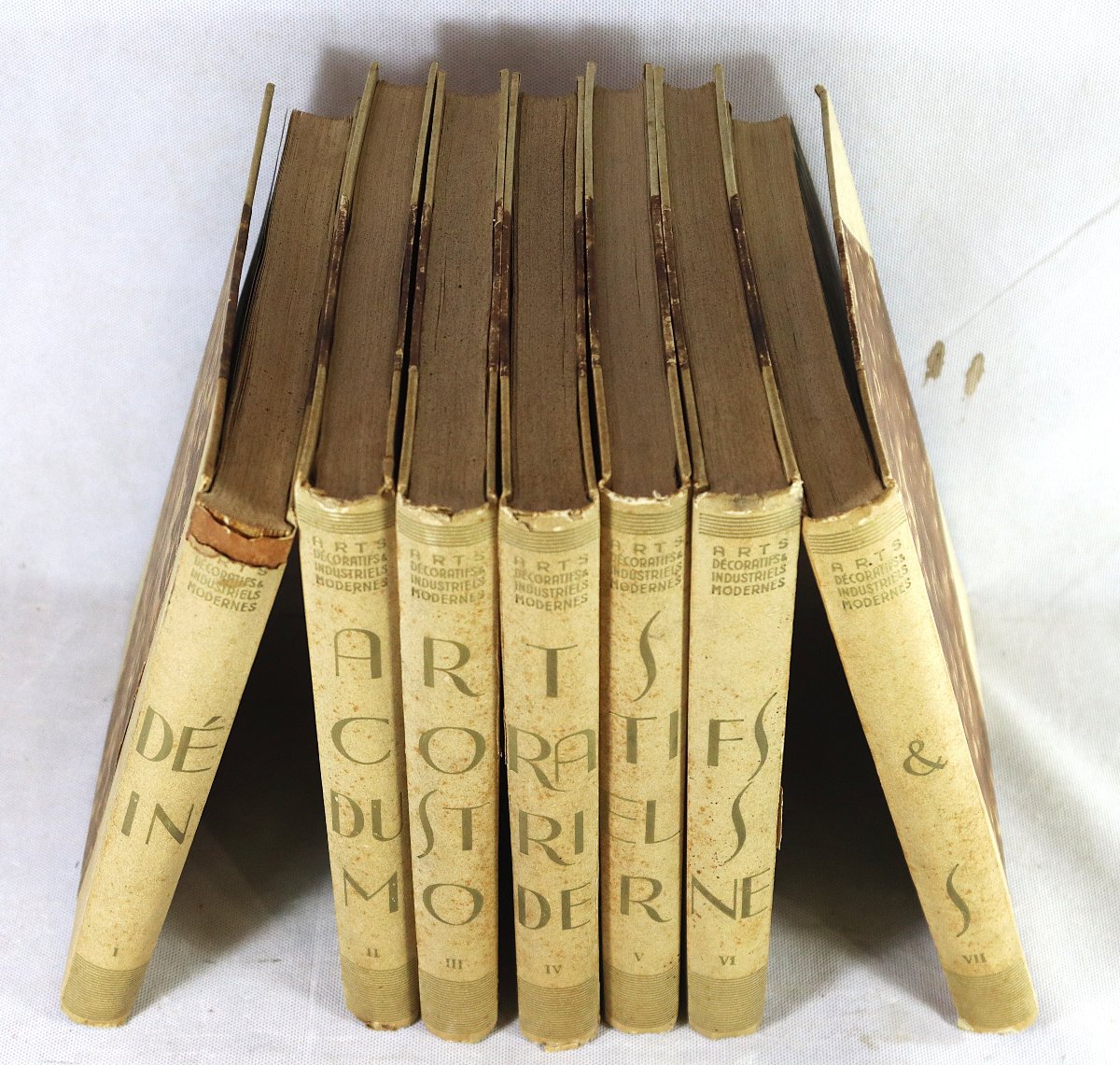 Complete Series, 7 Volumes "exposition Of Decorative Arts", Paris 1925-photo-2