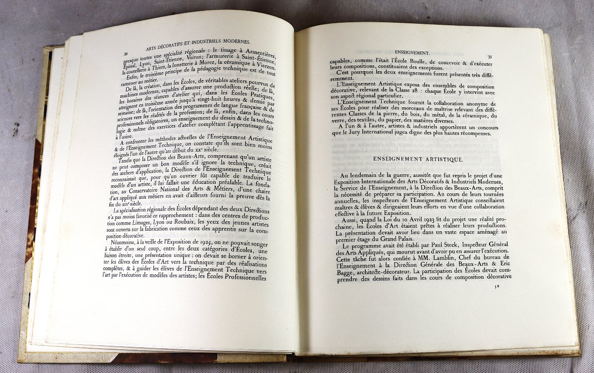 Complete Series, 7 Volumes "exposition Of Decorative Arts", Paris 1925-photo-8