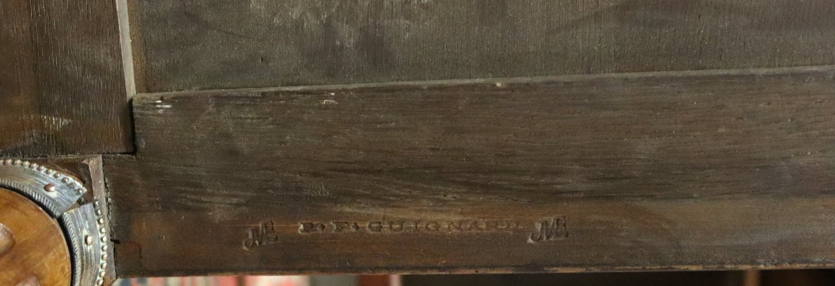 Pierre-françois Guignard (1740-1794), Louis XVI Bureau Plat, Stamped, 18th Century-photo-6