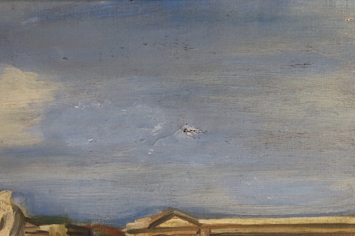 André BIRY-AUTRET (1911-?), HST " Place de la Concorde ", Paris 1942-photo-8