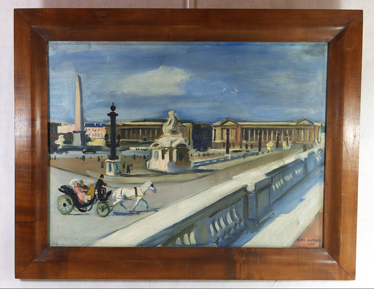 André BIRY-AUTRET (1911-?), HST " Place de la Concorde ", Paris 1942