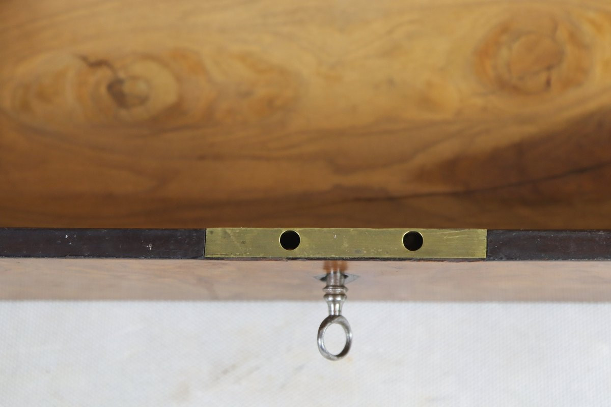 Coffret en marqueterie  " Les Lavandières ", XIXe-photo-3