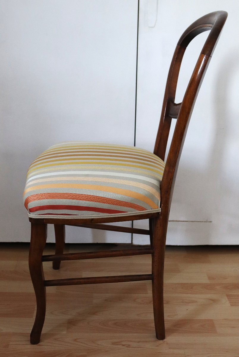Suite de 4 chaises Louis Philippe, XIXe-photo-2