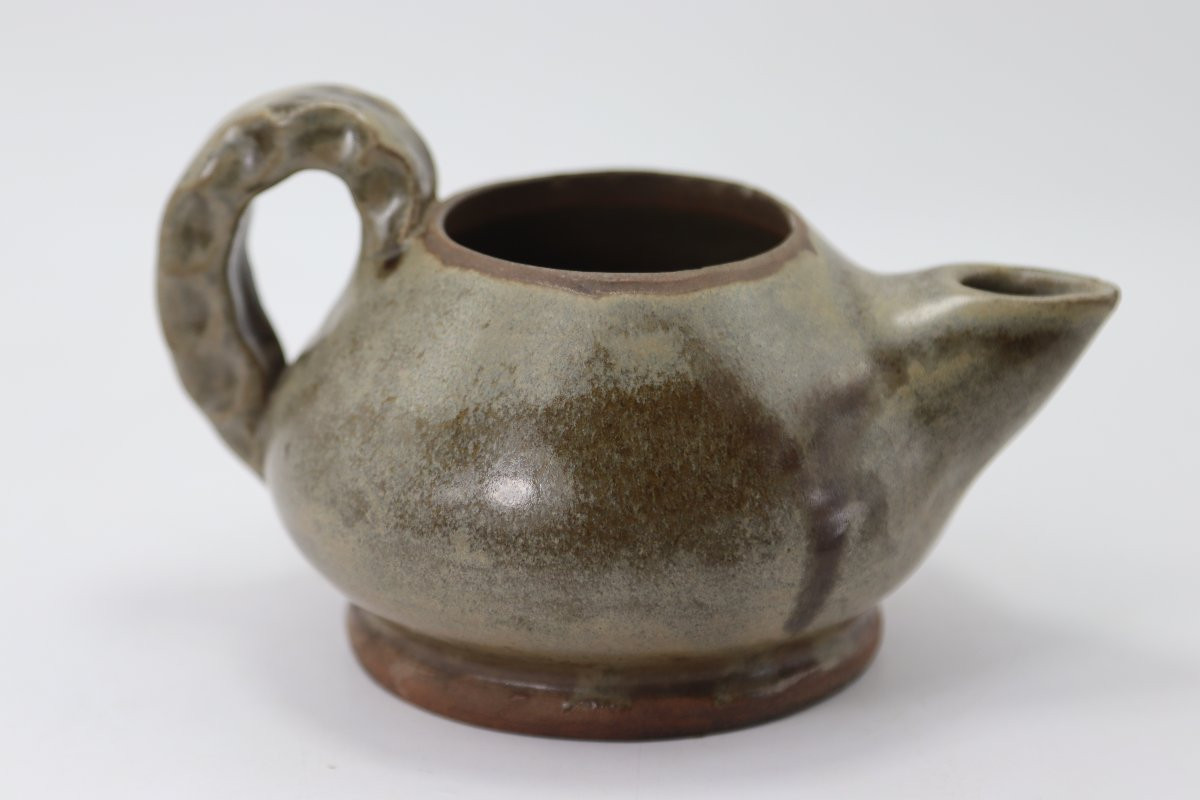 Pierre Pigaglio (1913-?), Stoneware Ewer From Puisaye, 20th Century-photo-4
