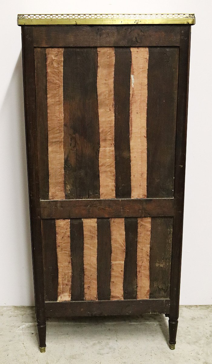 Louis XVI Style Mahogany Display Cabinet, Early 19th Century-photo-3