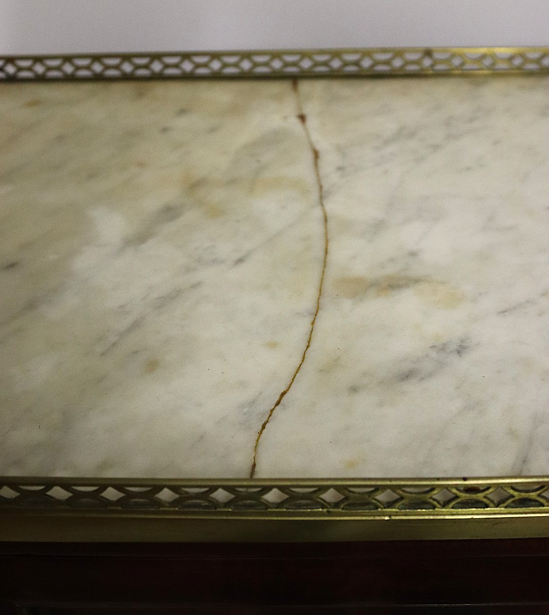 Louis XVI Style Mahogany Display Cabinet, Early 19th Century-photo-6