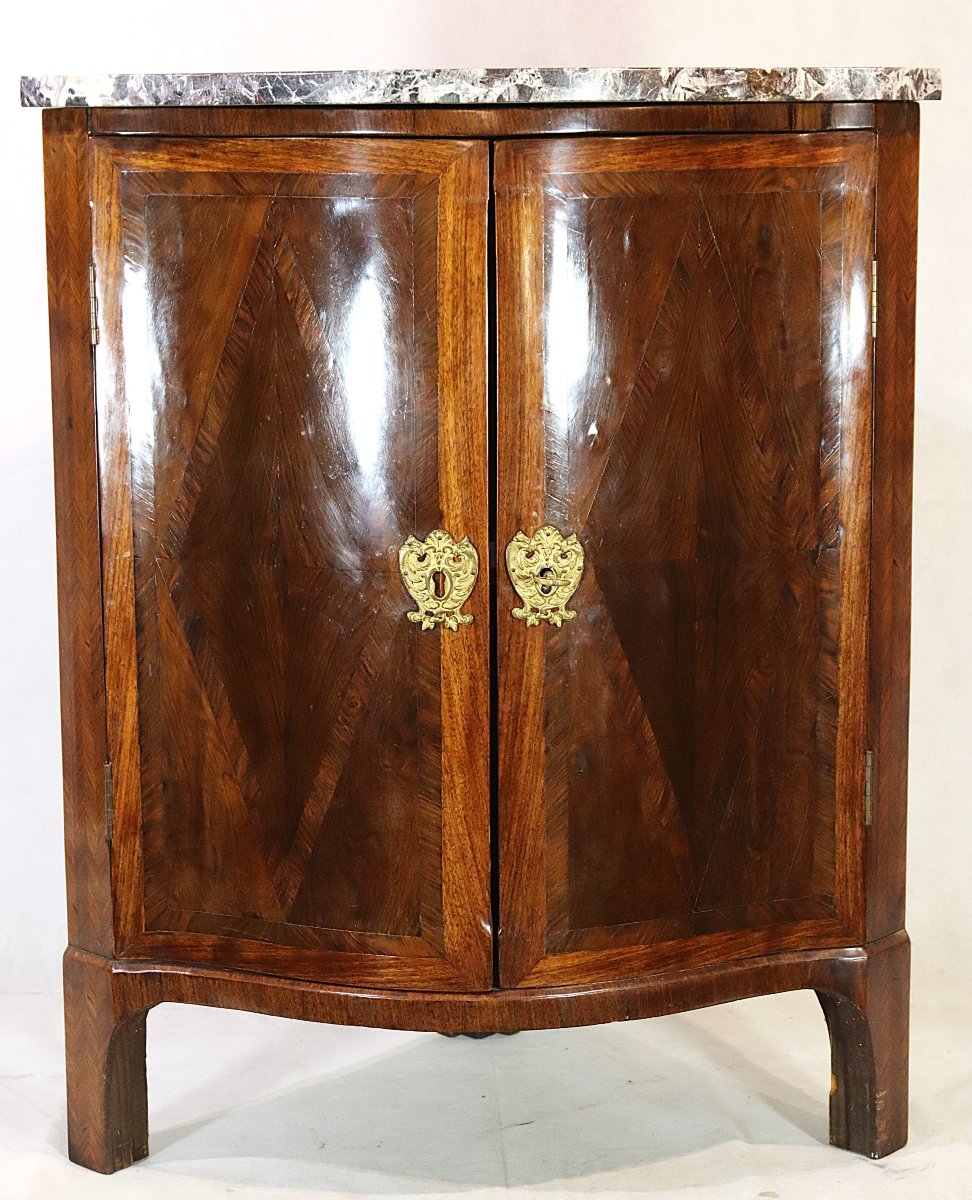 François MONDON (1694-1770), ENCOIGNURE ARBALÈTE, D'époque Louis XV, XVIIIe-photo-2