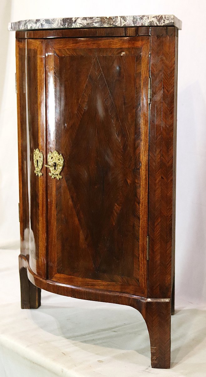 François MONDON (1694-1770), ENCOIGNURE ARBALÈTE, D'époque Louis XV, XVIIIe-photo-3