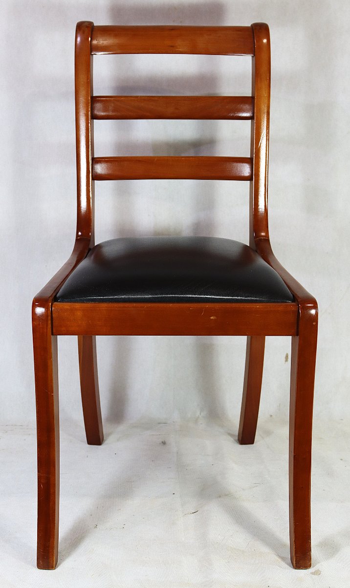 Set Of 6 Scandinavian Style Chairs, Circa 1970.-photo-2
