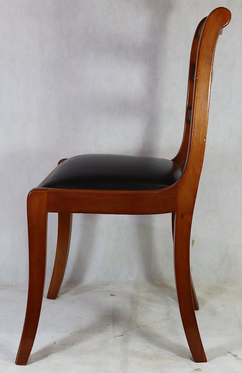 Set Of 6 Scandinavian Style Chairs, Circa 1970.-photo-4