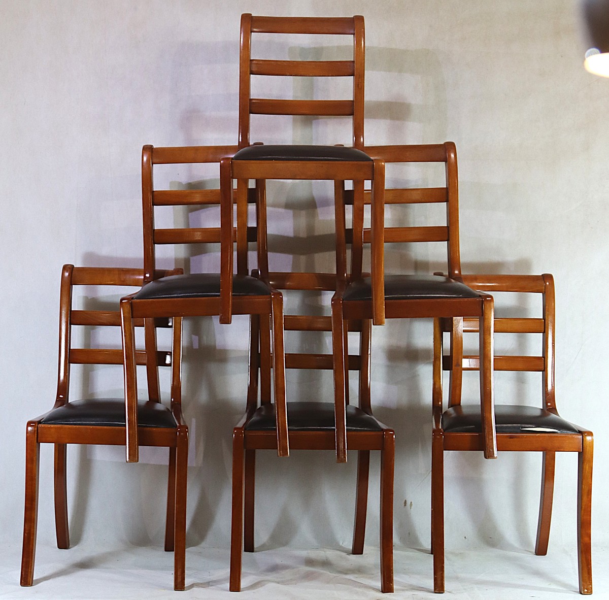 Set Of 6 Scandinavian Style Chairs, Circa 1970.
