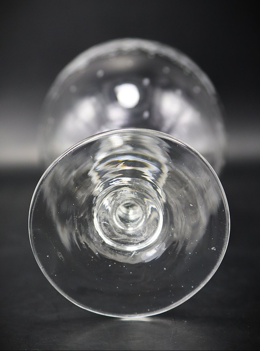 Service de verre en cristal, 22 pièces,  monogrammé DR, XXe-photo-5