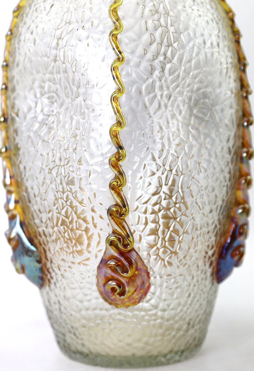 Johann LOETZ (1880-1940), Vase ovoîde " Nautilus ", vers 1904-photo-8