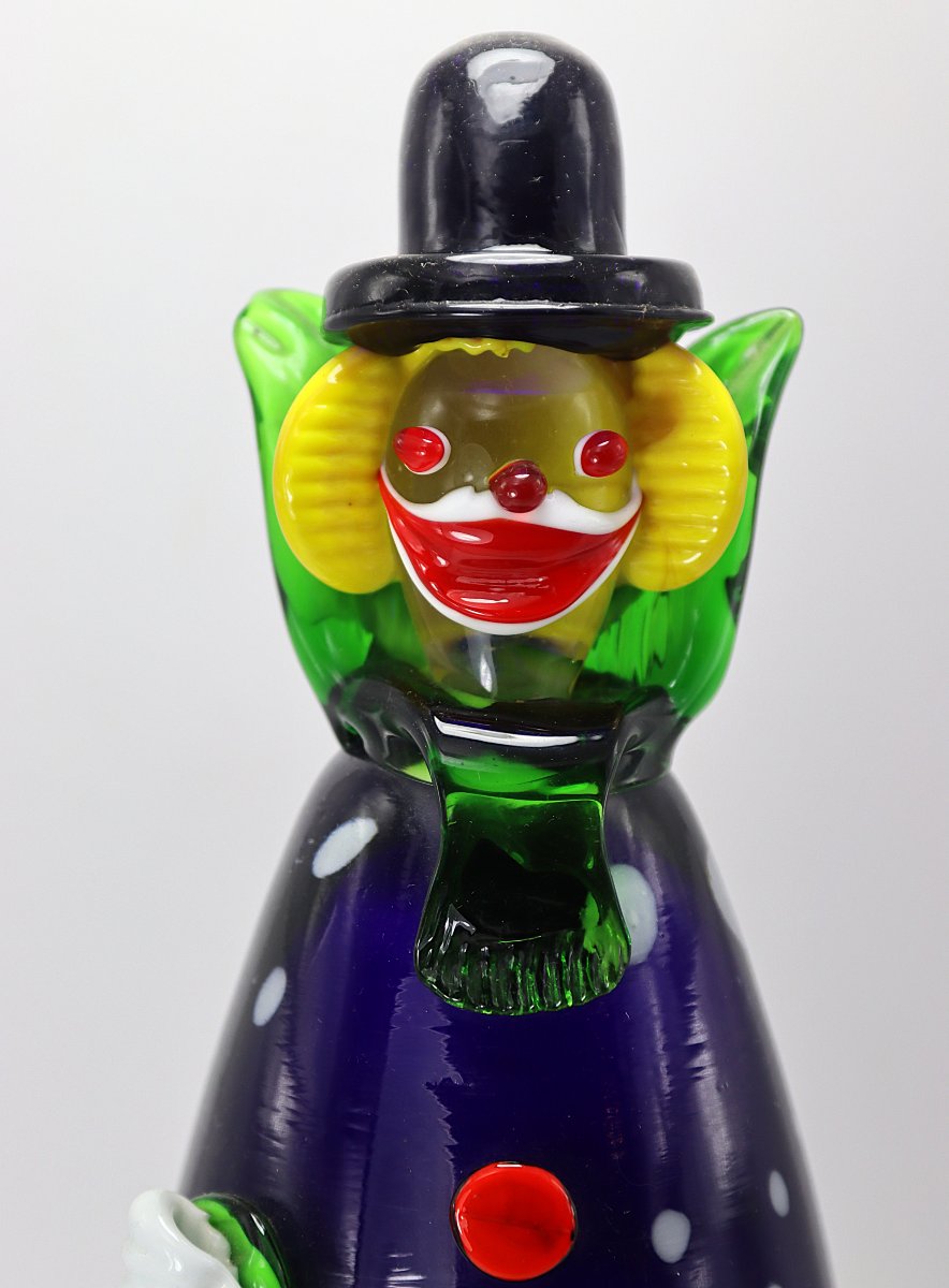 Murano Glass Clown, 20th Century-photo-2