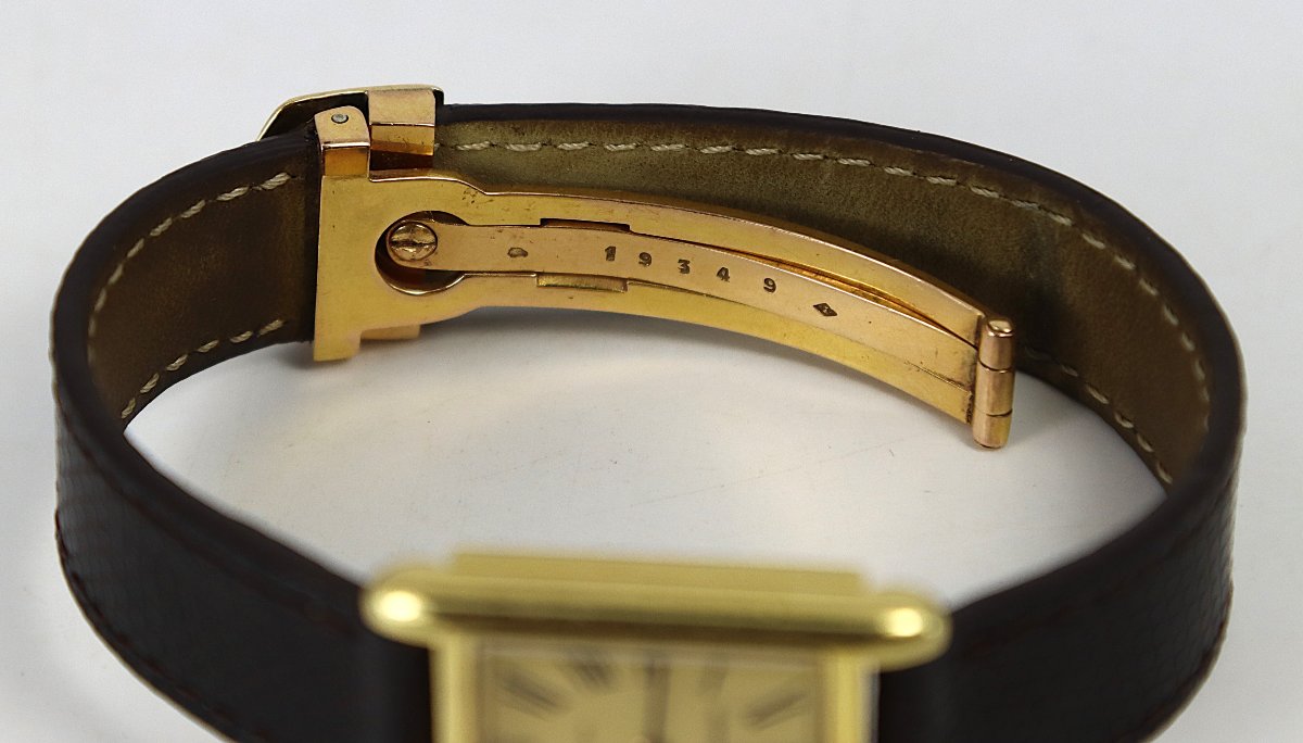 Ladies' Automatic Watch In 18k Gold "universal Genève", 20th Century-photo-2