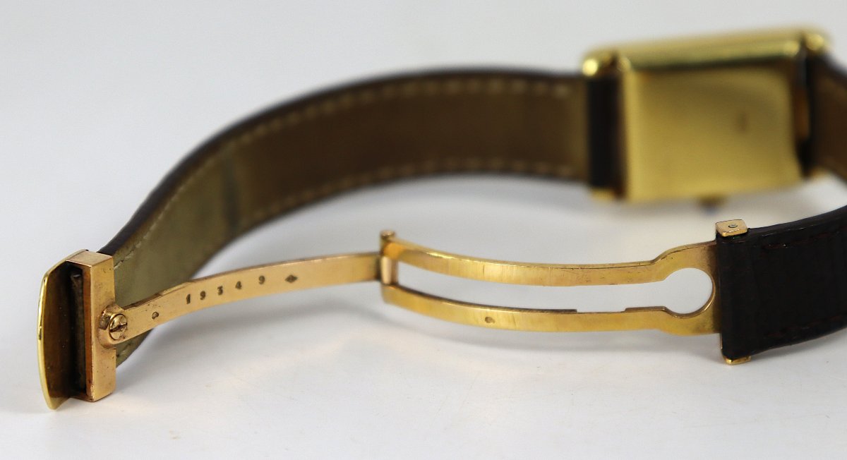 Ladies' Automatic Watch In 18k Gold "universal Genève", 20th Century-photo-2