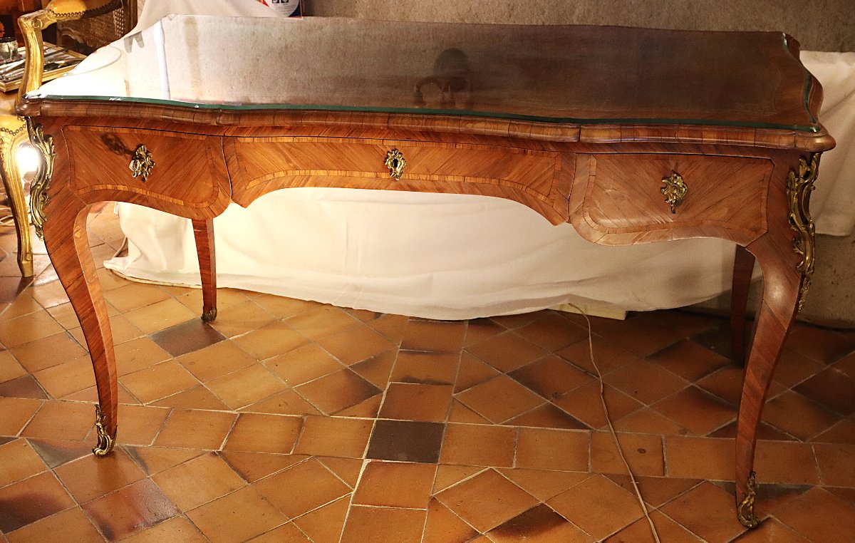 Bureau de style Louis XV, début XIXe-photo-2