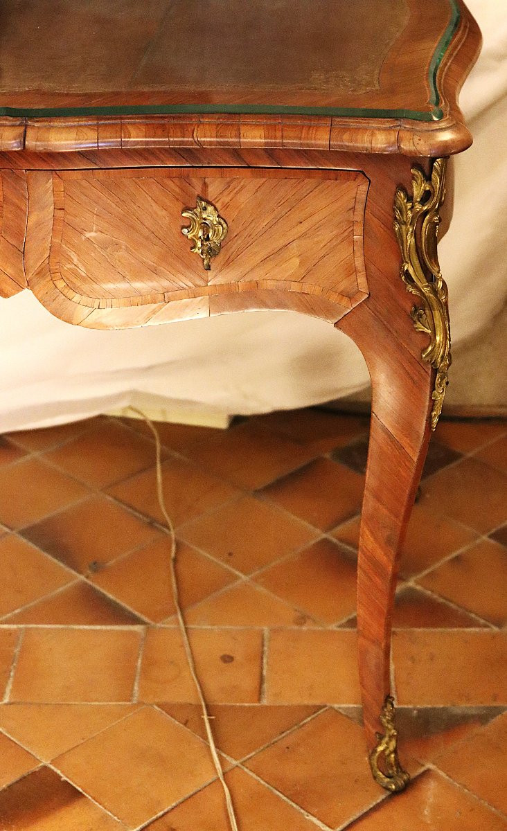 Bureau de style Louis XV, début XIXe-photo-3